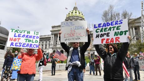 Conservative groups boost anti-stay-at-home protests