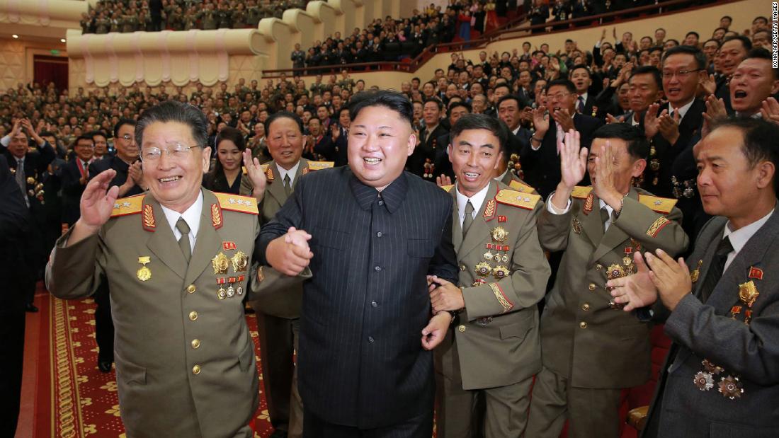 Kim attends an art performance in Pyongyang in September 2017. He said it was dedicated to nuclear scientists and technicians who worked on a hydrogen bomb, according to North Korea&#39;s state-run news agency. Kim claimed in 2015 that North Korea had added the hydrogen bomb to its nuclear arsenal. Outside observers were skeptical.