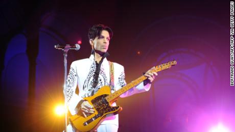 The late, great Prince performs on October 11, 2009, at the Grand Palais in Paris. 