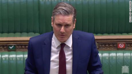 Labour leader Keir Starmer makes his debut at the first ever virtual PMQs.