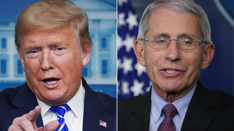Trump says Fauci 'wants to play all sides of the equation'