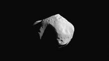 We don't have images of the newly discovered asteroids, but the researchers imagine they look like this one, called Mathilde, photographed by NASA's NEAR Shoemaker mission in 1997. 