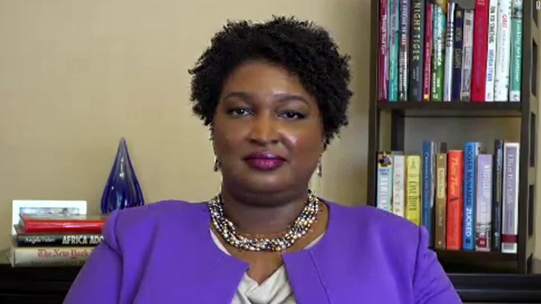 Stacey Abrams If You Don T Raise Your Hand People Won T See You Cnn Video