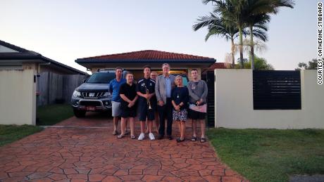 Patrick Stibbard, 15, played &quot;The Last Post&quot; in his driveway on Saturday morning as Australians and New Zealanders marked Anzac Day at home.