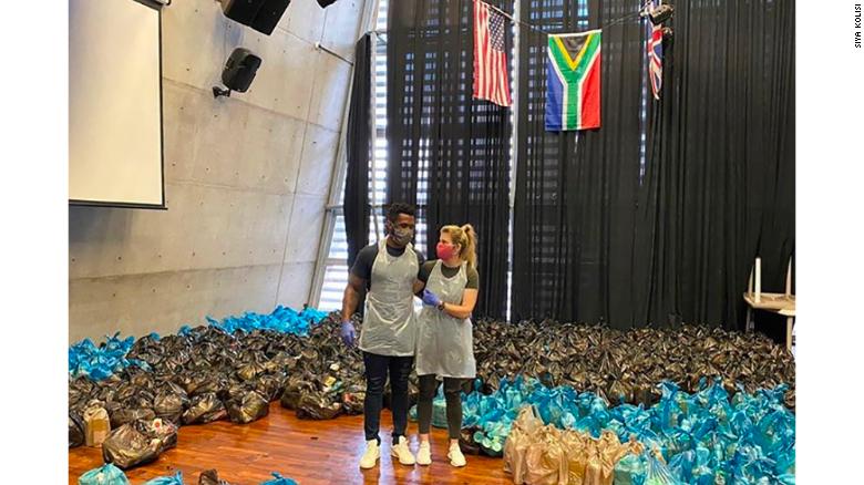 Siya Kolisi and his wife, Rachel, have been helping vulnerable families through the Siya Kolisi Foundation.