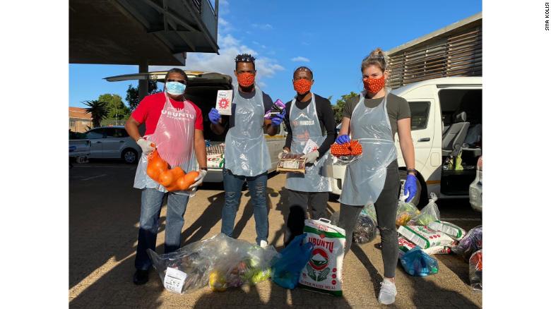 Through his foundation, Kolisi has helped deliver essential food parcels to families in Zwide.