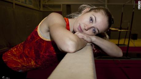 Van de Leur quit gymnastics in her early 20s.
