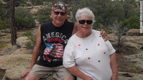 Sandra and Gus Kunz. Sandra was a Walmart cashier in Aurora, Colorado. She and her husband Gus both died from coronavirus, her sister said.