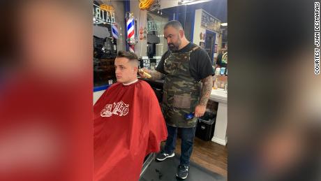 Juan Desmarais, the owner of Primo&#39;s Barbershop in Vacaville, a Northern California suburb, told CNN he has shifted to cutting his clients&#39; hair at his house.