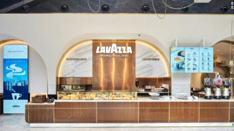 Lavazza&#39;s new flagship store in Shanghai opened this week. The Italian company said it had &quot;been searching for the right opportunities&quot; to expand its brand in China. (Courtesy: Yum China)