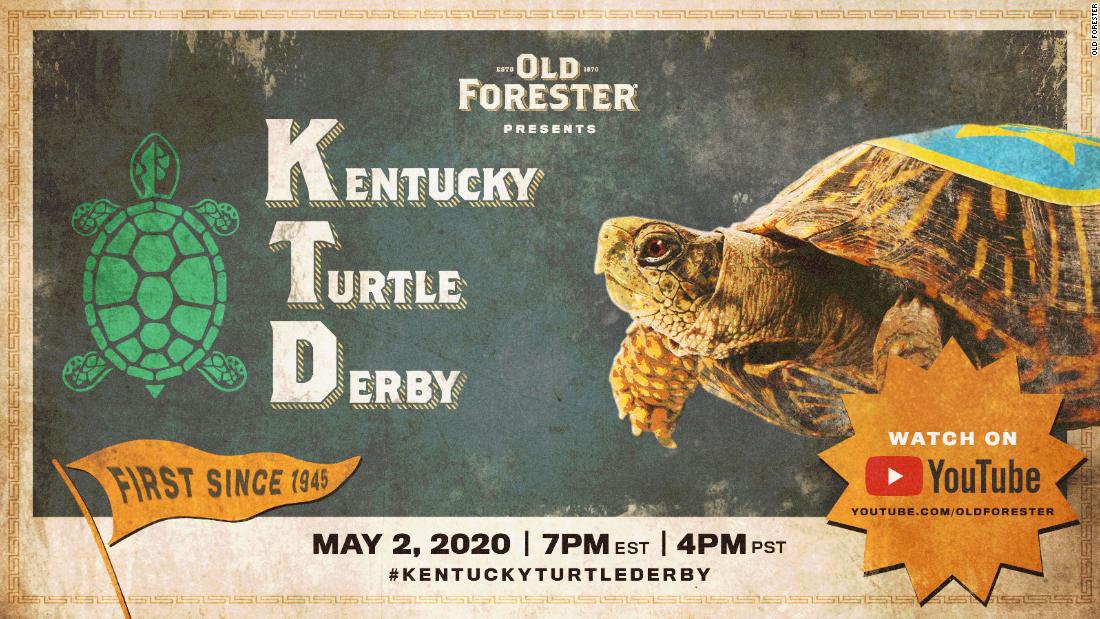 The Kentucky Derby isn't happening on Saturday, but a turtle race is CNN