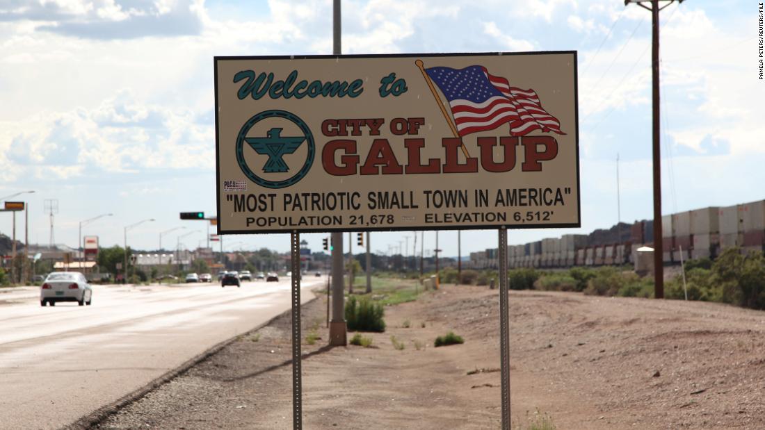 Gallup, New Mexico under lockdown to control the spread of coronavirus