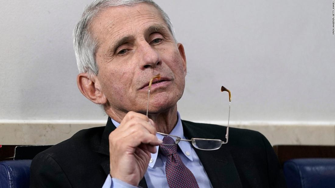 WASHINGTON, DC - APRIL 22: Dr. Anthony Fauci (R), director of the National Institute of Allergy and Infectious Diseases, participates in the daily coronavirus task force briefing at the White House on April 22, 2020 in Washington, DC. Dr. Robert Redfield, director of the Centers for Disease Control, has said that a potential second wave of coronavirus later this year could flare up again and coincide with flu season. (Photo by Drew Angerer/Getty Images)