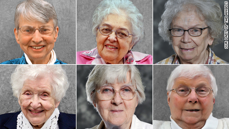 These six women, retired sisters from Our Lady of the Angels Convent in Greenfield, Wisconsin, tested positive for coronavirus after their deaths.