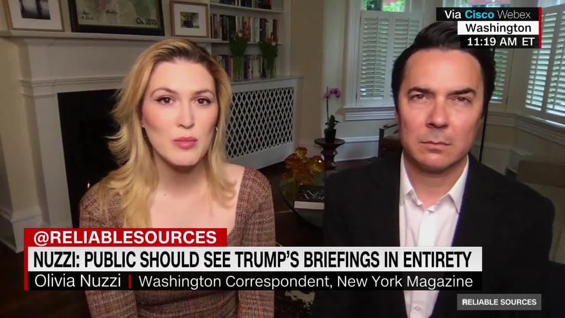 Nuzzi: Public Should See Trump's Briefings In Their Entirety - CNN Video