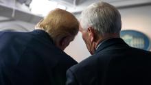 Trump sought a reopening but found the virus in the White House instead