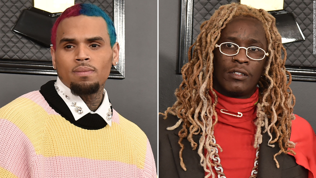 Chris Brown Young Thug Release Slime B Mixtape Cnn