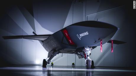 The first unmanned Loyal Wingman aircraft was presented by Boeing to the Royal Australian Air Force in Sydney on Tuesday.