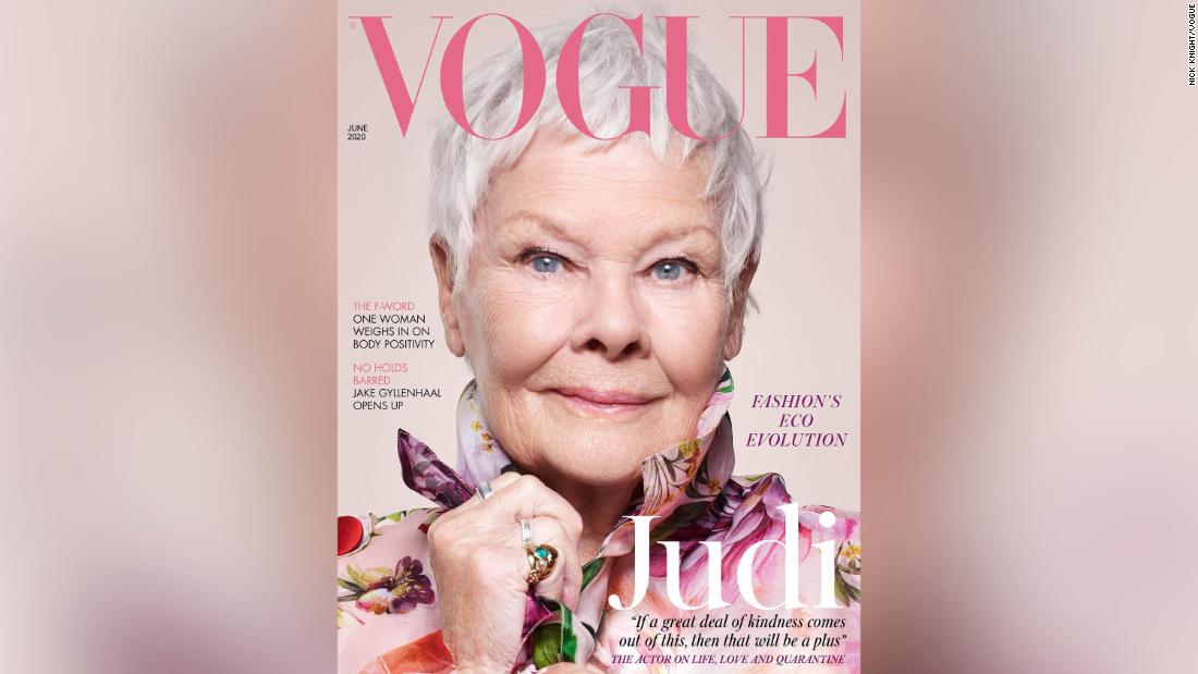 Judi Dench Becomes British Vogues Oldest Cover Star Cnn Style