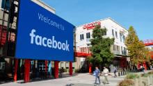 Facebook&#39;s Menlo Park headquarters, which opened in 2015, occupies nine acres and has its own network of walking trails. At the time, CEO Mark Zuckerberg described the office&#39;s open floor plan as the largest in the world, &quot;a single room that fits thousands of people.&quot;