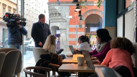 In Stockholm, working or chatting over coffee is still an everyday activity.