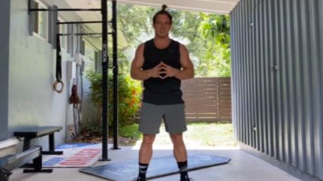 Noah Ohlsen&#39;s quarantine CrossFit workout