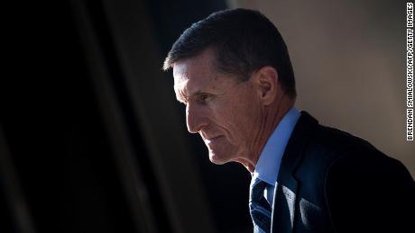 Gen. Michael Flynn, former national security adviser to US President Donald Trump, leaves Federal Court on December 1, 2017 in Washington, DC.