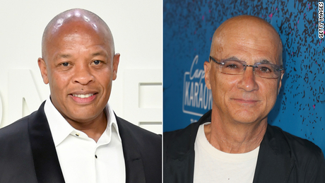 Dr. Dre, left, and Jimmy Iovine.