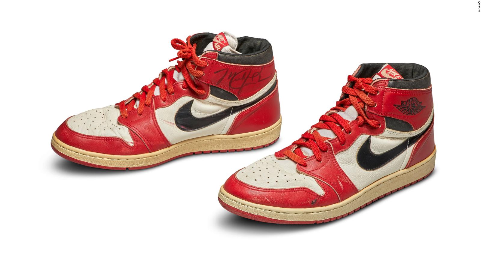 Nike Air Jordan 1s from 1985 