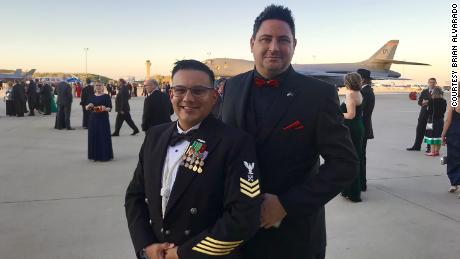 Brian Alvarado and his husband Matthew