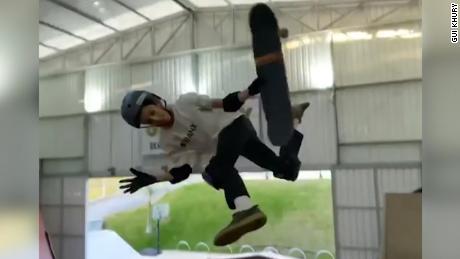 11-year-old skateboarder makes history with 1080-degree turn
