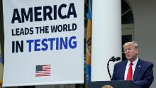 Trump says the US leads the world in testing. But it&#39;s far behind in testing per capita, studies show