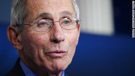 Director of the National Institute of Allergy and Infectious Diseases Anthony Fauci speaks during the daily briefing on the novel coronavirus, which causes COVID-19, in the Brady Briefing Room of the White House on April 16, 2020, in Washington, DC. (Photo by MANDEL NGAN / AFP) (Photo by MANDEL NGAN/AFP via Getty Images)