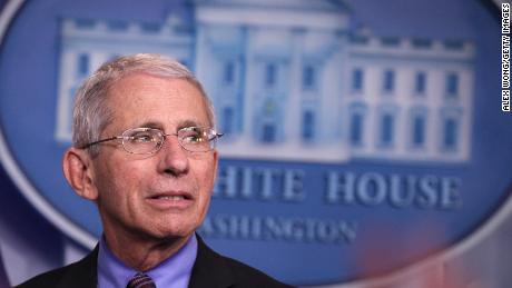 WASHINGTON, DC - APRIL 09:  National Institute of Allergy and Infectious Diseases Director Anthony Fauci listens during the daily coronavirus briefing in the Brady Press Briefing Room at the White House on April 09, 2020 in Washington, DC. U.S. unemployment claims have approached 17 million over the past three weeks amid the COVID-19 pandemic.  (Photo by Alex Wong/Getty Images)