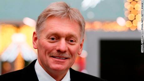 Kremlin spokesman Dmitry Peskov visits the Dream Island amusement park ahead of its upcoming inauguration in Moscow on February 27, 2020. (Photo by SHAMIL ZHUMATOV / POOL / AFP) (Photo by SHAMIL ZHUMATOV/POOL/AFP via Getty Images)