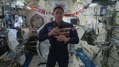 NASA astronaut beams a message of hope to Earth in the pandemic