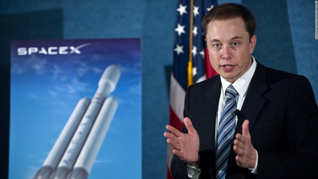Musk unveils the Falcon Heavy rocket, billed as the world&#39;s most powerful rocket, in 2011. Musk told CNN he decided to build the rocket to put bigger satellites into orbit.