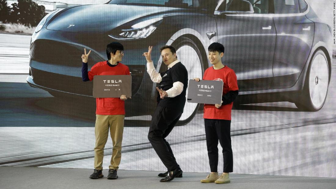 Musk attends a Tesla ceremony in Shanghai, China, in January 2020. Tesla &lt;a href=&quot;https://www.cnn.com/2020/01/07/tech/tesla-elon-musk-china/index.html&quot; target=&quot;_blank&quot;&gt;started delivering&lt;/a&gt; its Shanghai-made Model 3 cars to the public, the first step in Musk&#39;s much bolder plan for the world&#39;s biggest market.
