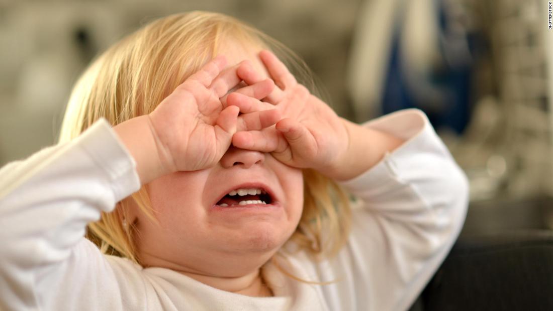 child throwing tantrum in school