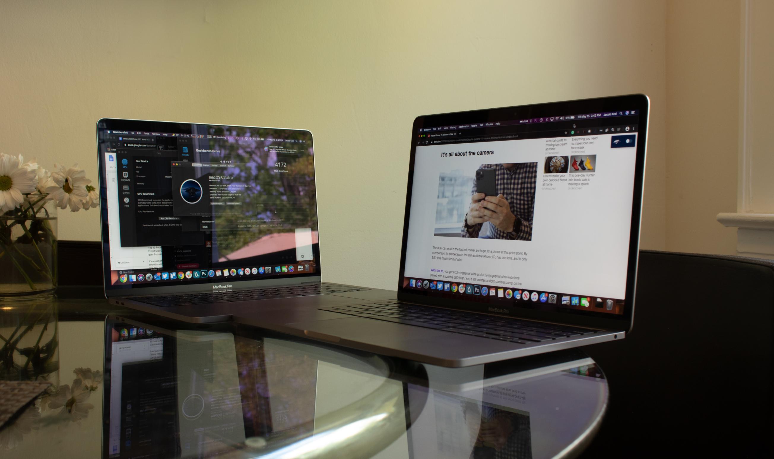 macbook pro 2018 vs 2020