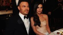 BEVERLY HILLS, CA - JANUARY 13:  Actor Brian Austin Green (L) and actress Megan Fox attend the 70th Annual Golden Globe Awards Cocktail Party held at The Beverly Hilton Hotel on January 13, 2013 in Beverly Hills, California.  (Photo by Kevin Winter/Getty Images)