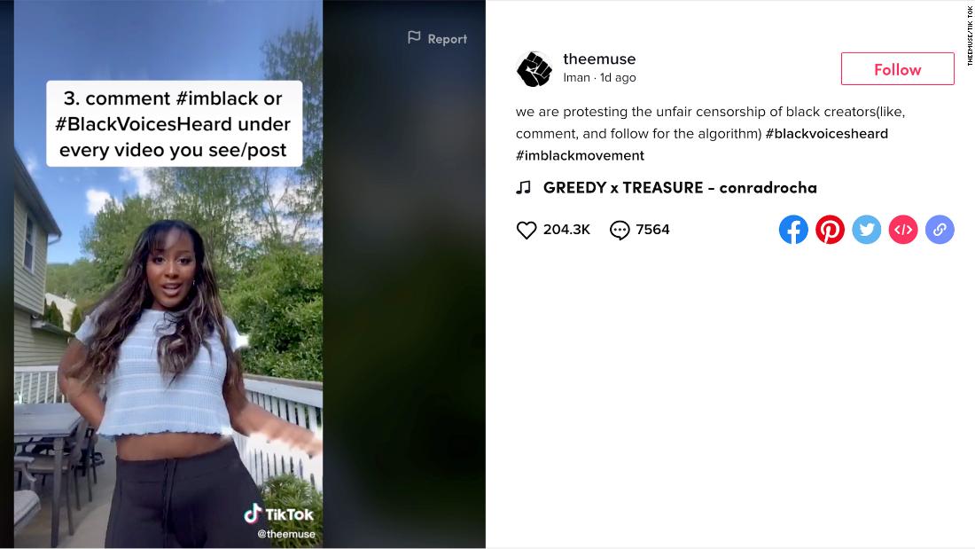 TikTokers stand in solidarity with black creators to protest censorship