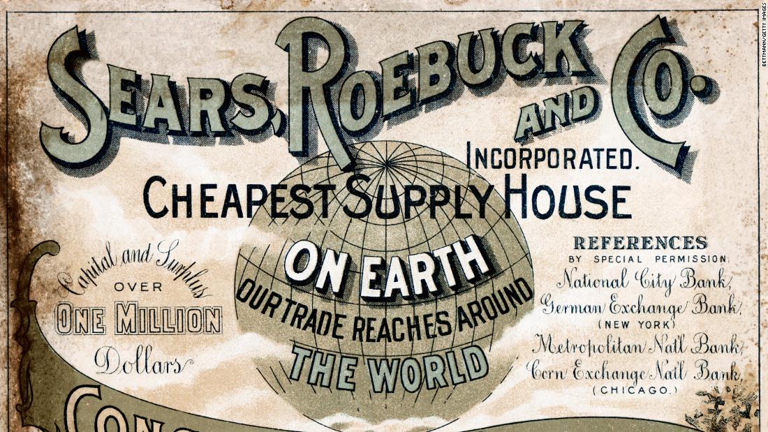 The cover of a Sears Roebuck and Co. catalog in the fall of 1900. The Sears catalog was the way many Americans first started to buy mass-produced goods.