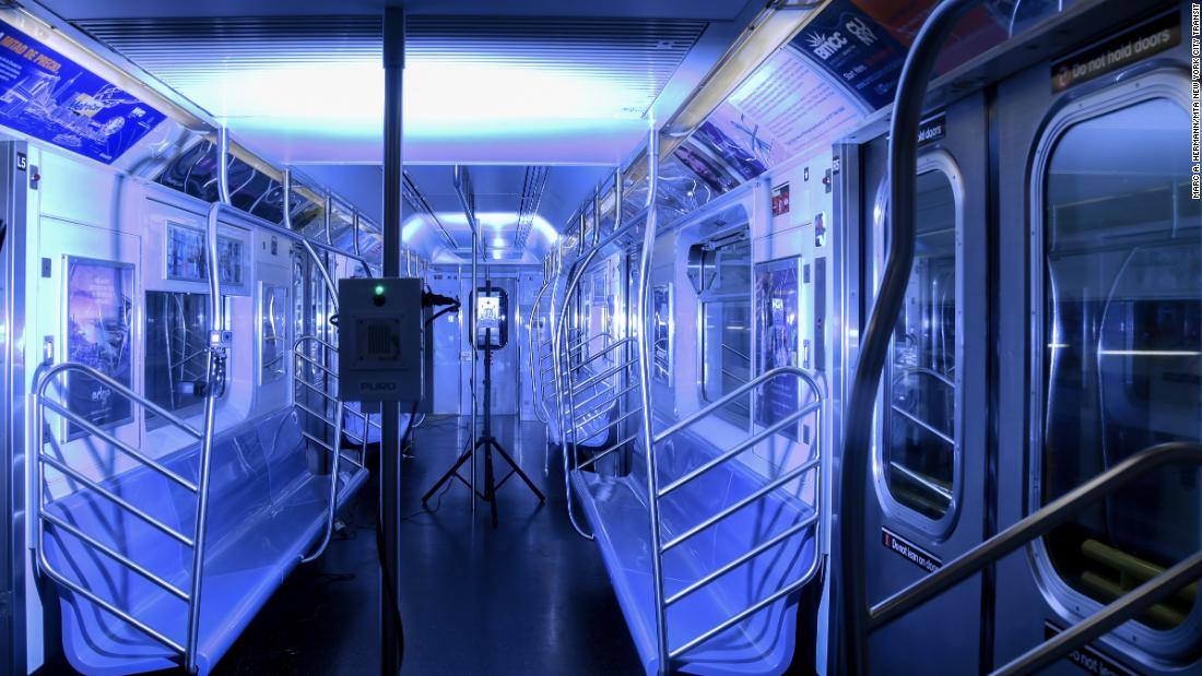 New York transit agency launches UV light pilot program in effort to kill Covid-19
