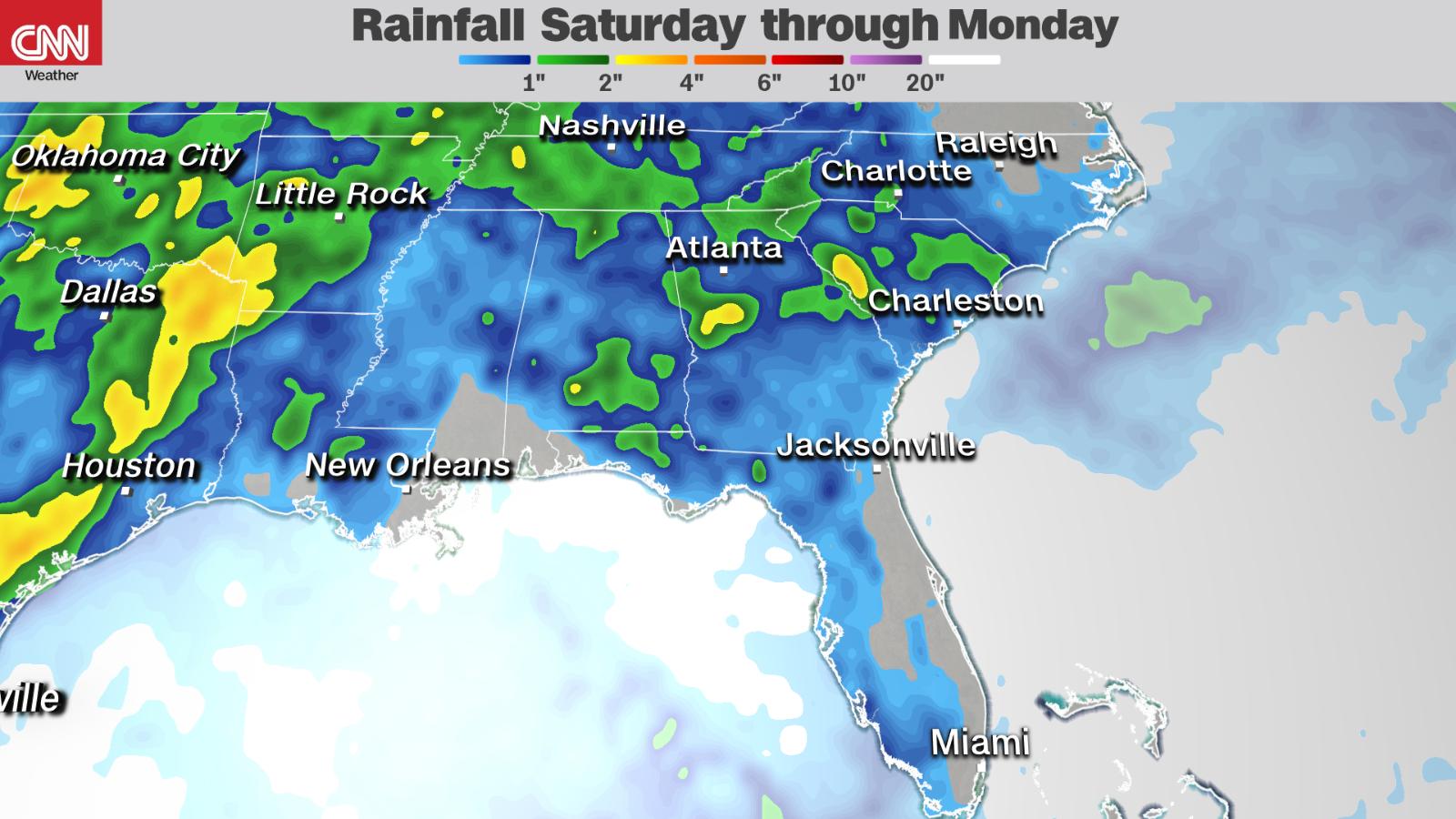 Memorial day weather It will be a wet for many in the US CNN