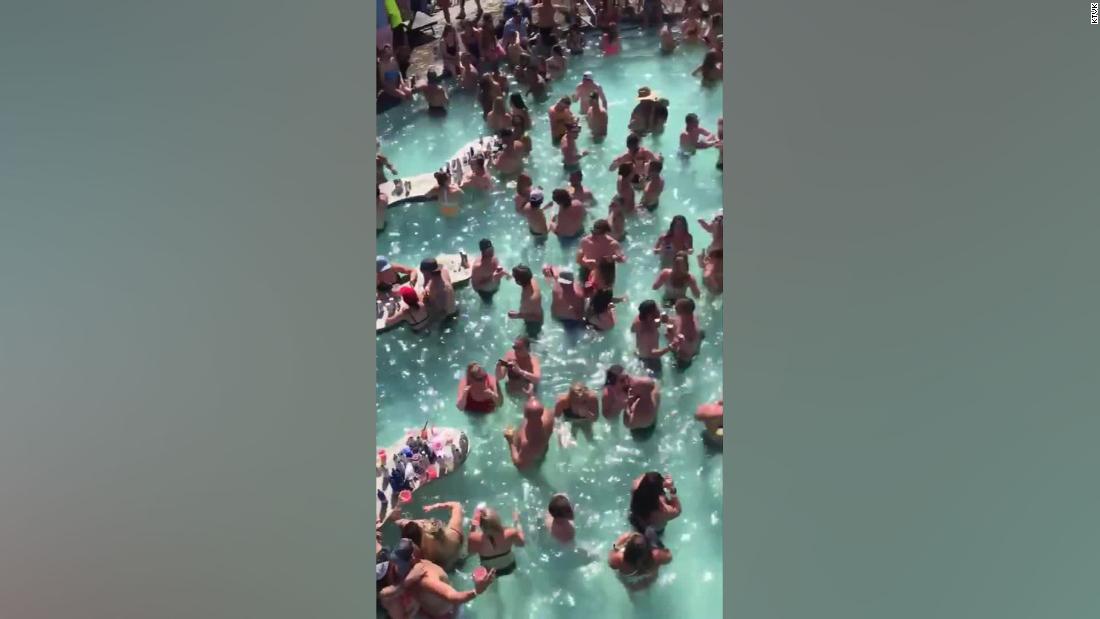 Pool party at Lake of the Ozarks, Missouri draws a packed crowd - CNN