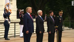 Trump Visits Arlington National Cemetery For Wreath-laying - CNN Video