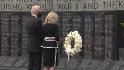 Bidens lay wreath to honor Delaware's fallen soldiers