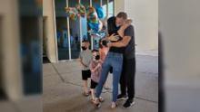 Dr. Karl Viddal reunited with his family after nearly two months in the hospital fighting Covid-19.