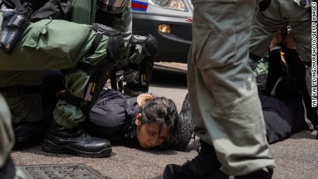 Riot police take zero tolerance approach to Hong Kong protests as tensions build